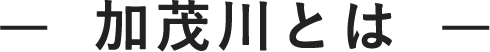 加茂川とは